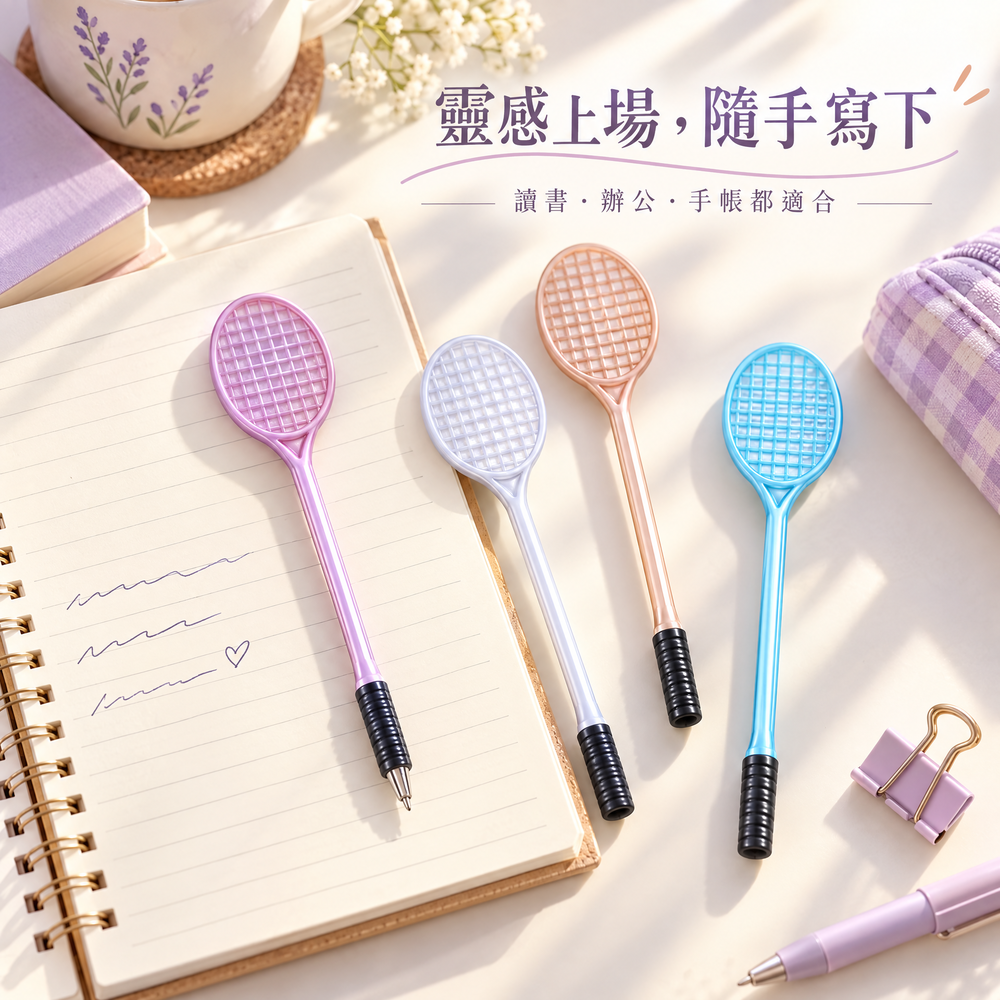 Shulvo 羽馭.羽球拍造型原子筆:圖片 4