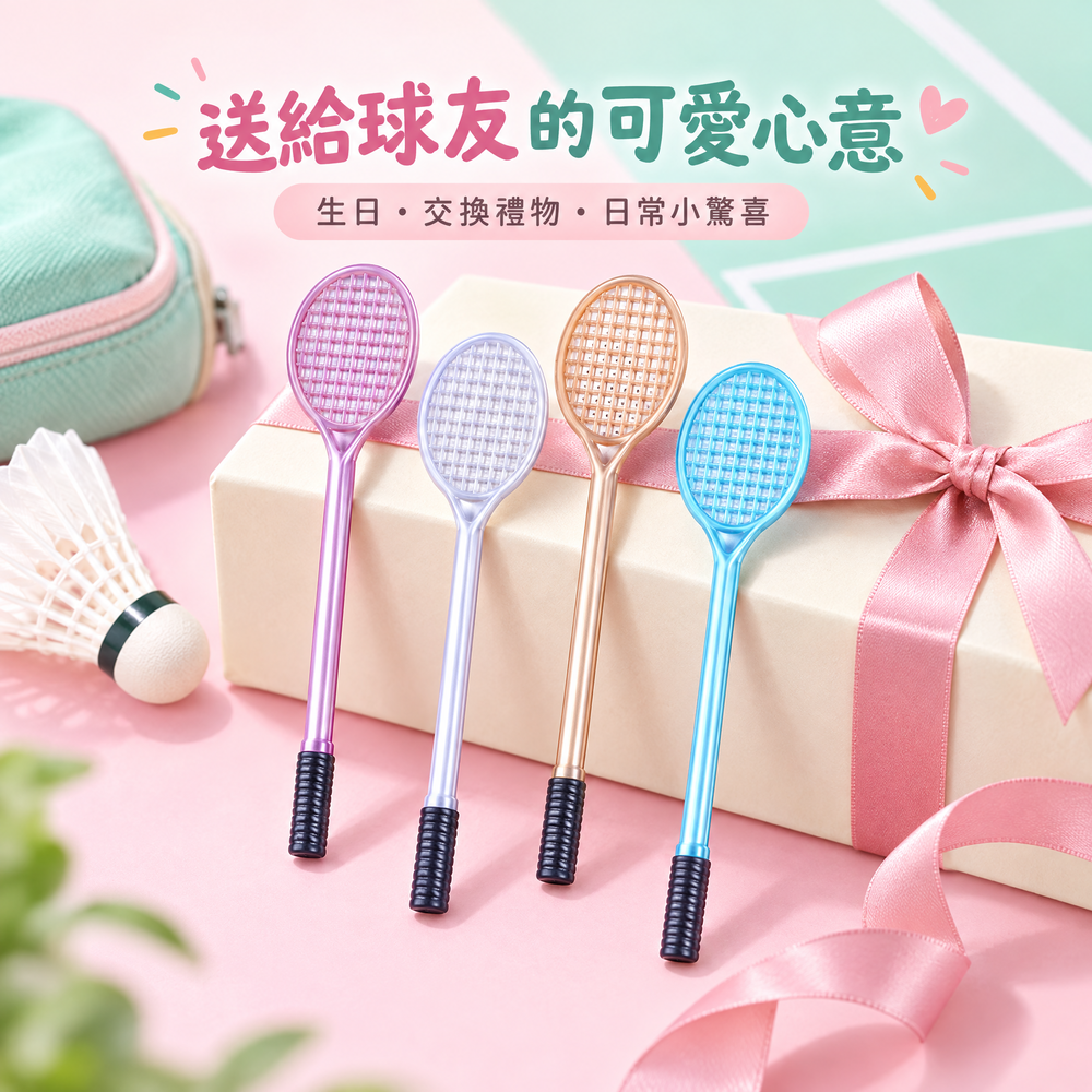 Shulvo 羽馭.羽球拍造型原子筆:圖片 3