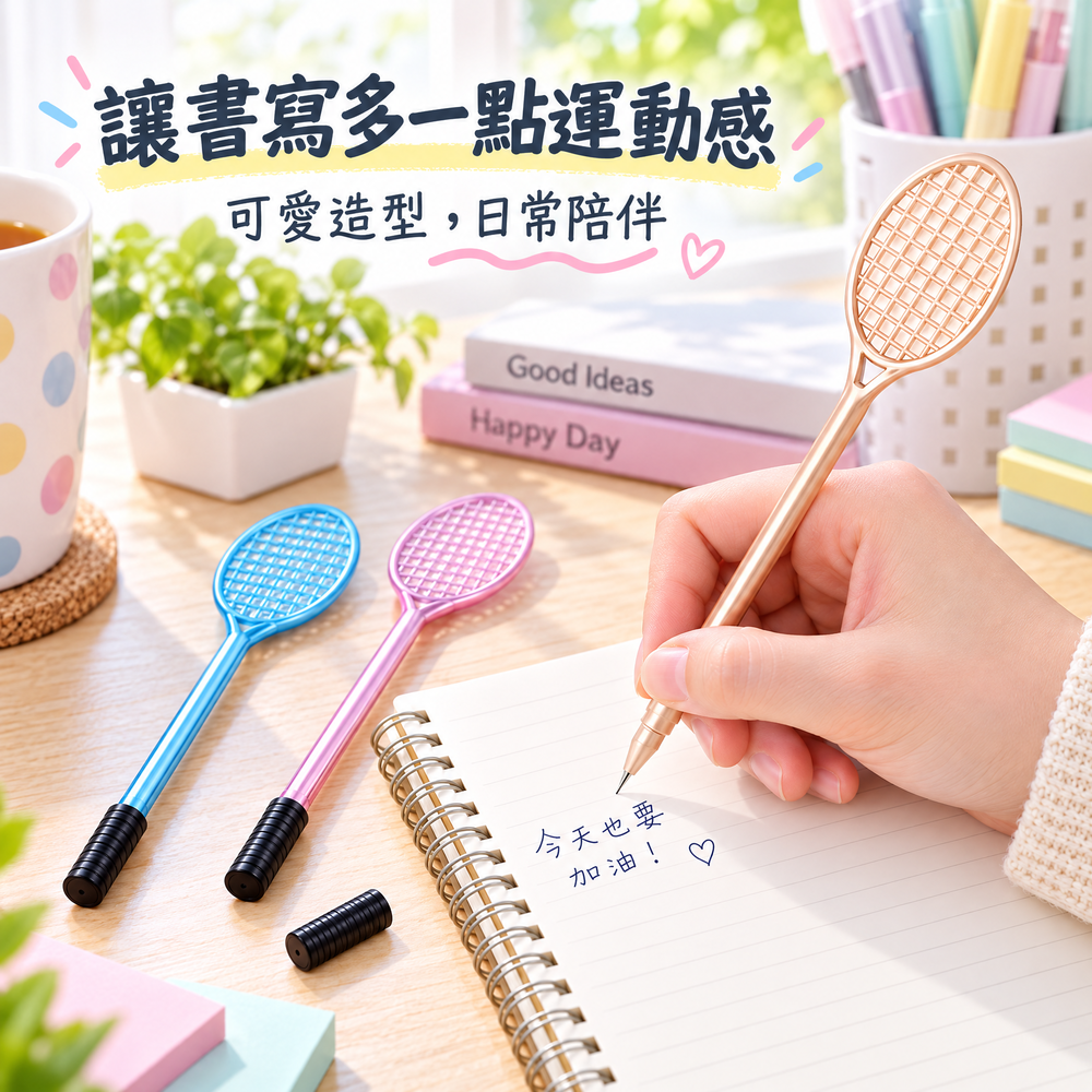 Shulvo 羽馭.羽球拍造型原子筆:圖片 6